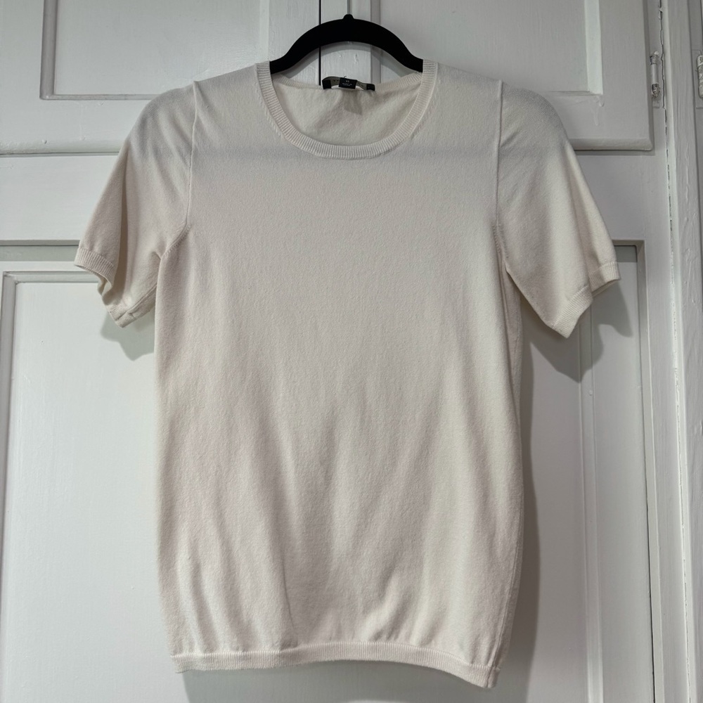 Ann Taylor Ivory Sweater Tee